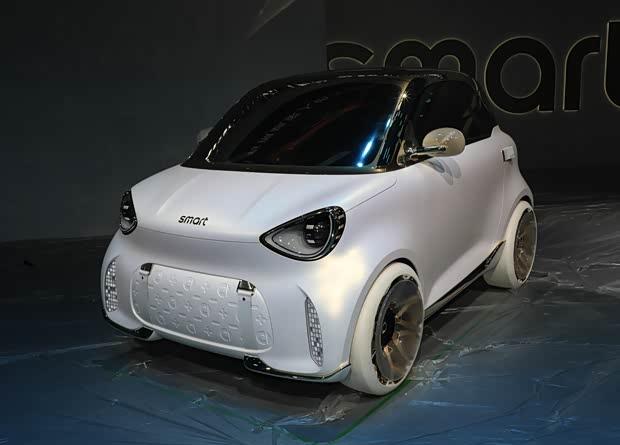 Self-developed ECA pure electric architecture: smart精灵#2 concept car interior revealed for the first time!