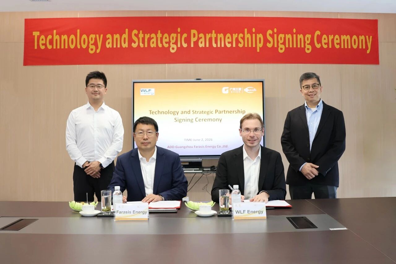 Farasis Energy and German WLF Energy Sign Strategic Agreement