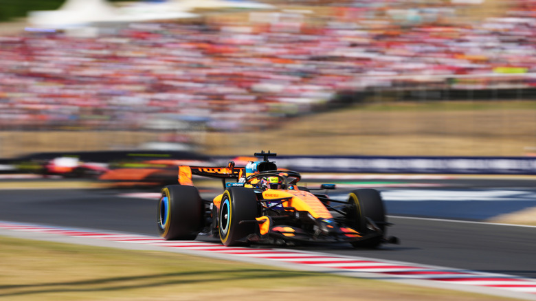 Oscar Piastri of Australia driving the (81) McLaren MCL40 Mercedes on track during the F1 Grand Prix of Hungary at Hungaroring on July 26, 2026 in Budapest, Hungary.