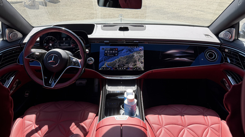 Dashboard of a 2027 Mercedes-Maybach S680