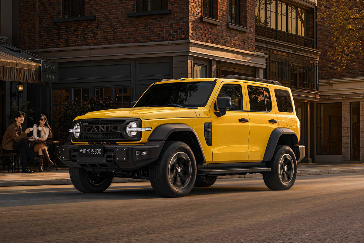 The updated Tank 300 off-road vehicle has been officially unveiled