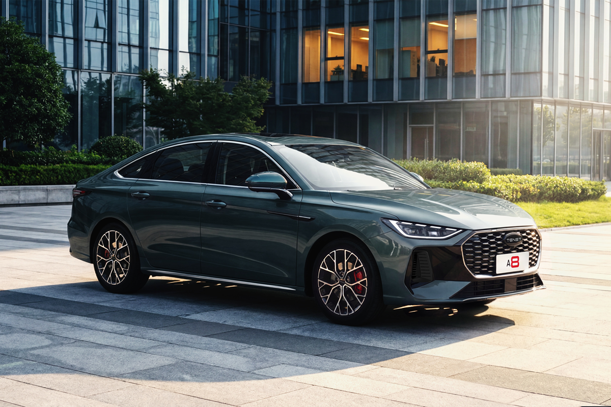 New Addition to the Tenet Model Lineup: Business Sedan A8 Set to Debut in Russia