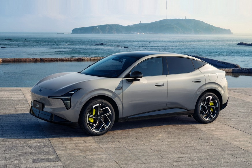 Coupe-shaped crossover Xpeng Mona L03 appears in new photos ahead of its upcoming premiere