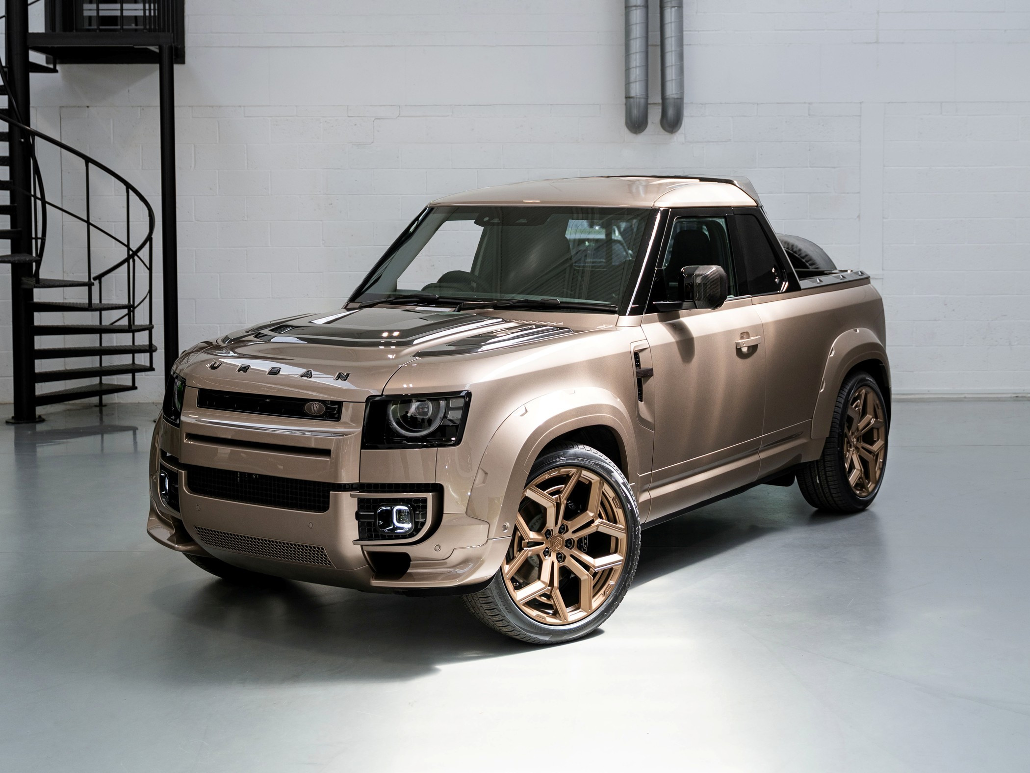 Urban Automotive Created a Cool Carbon Fiber Pickup Based on the Land Rover Defender 110