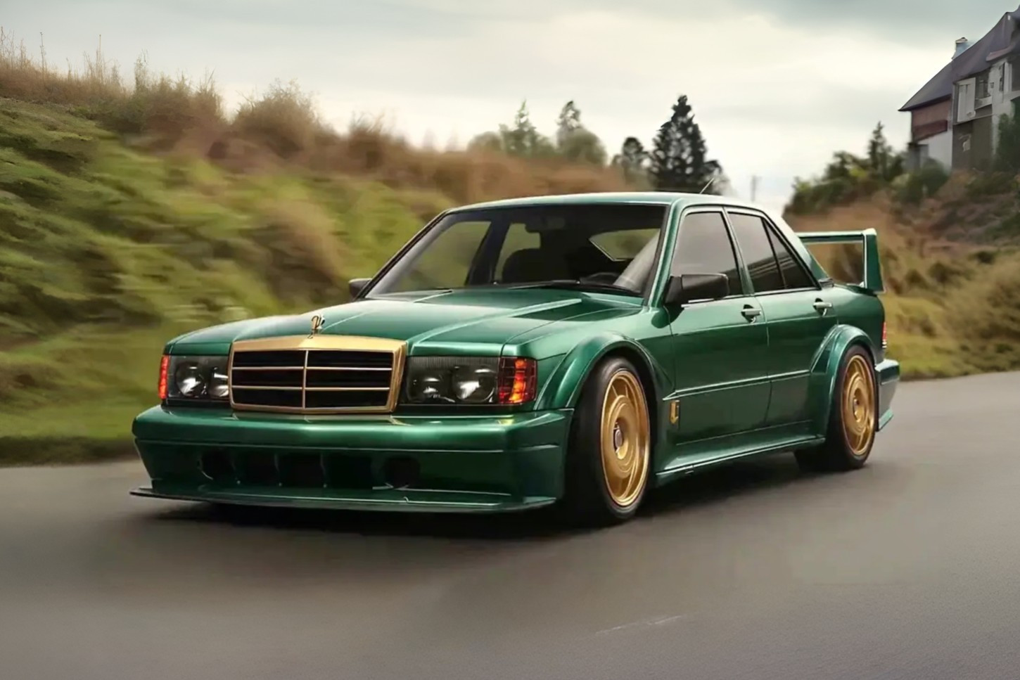 Vespera Iride Evo 5: A Cool Restomod in the Style of the Mercedes-Benz 190 E 2.5-16 Evolution II