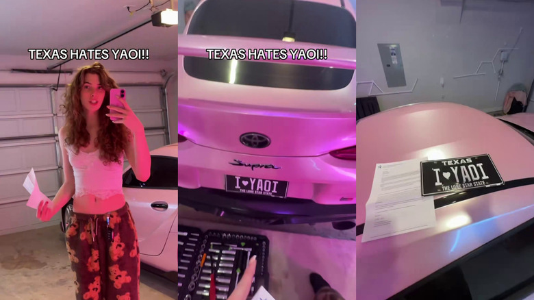 Texas Revokes Femboy’s Yaoi License Plate, But He’s Fighting Back