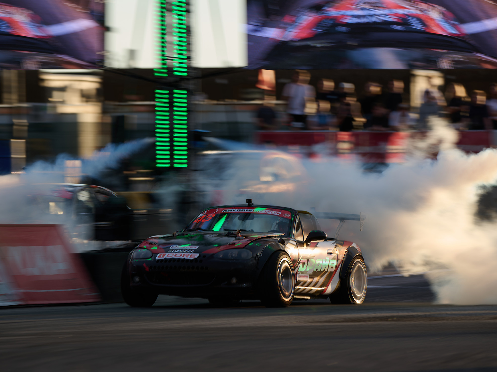 From football to motorsport: Gazprom Arena hosted Stage 2 of the Yuka Drive Gymkhana